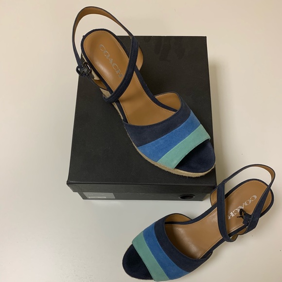 Coach Farren Suede midnight navy - Picture 1 of 6